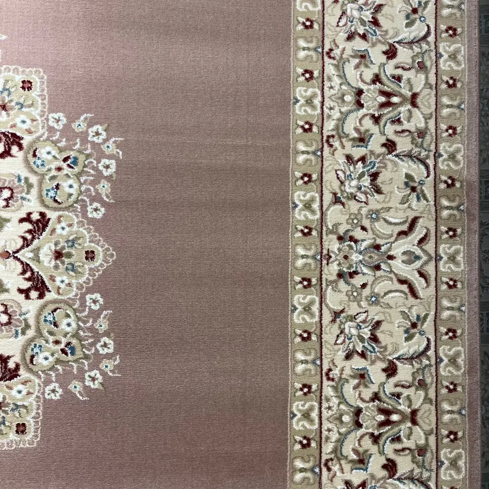 سجاد اصفهان تركي كلاسيك E506B بني مقاس 400*800 - اصفهان سجاد تركي كلاسيك
