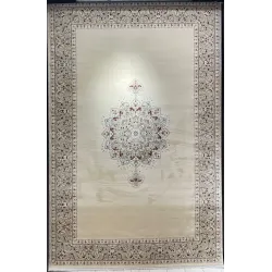 سجاد اصفهان تركي كلاسيك E506B كريم مقاس 50*80