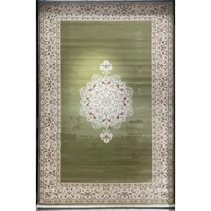 سجاد اصفهان تركي كلاسيك E506B اخضر مقاس 50*80