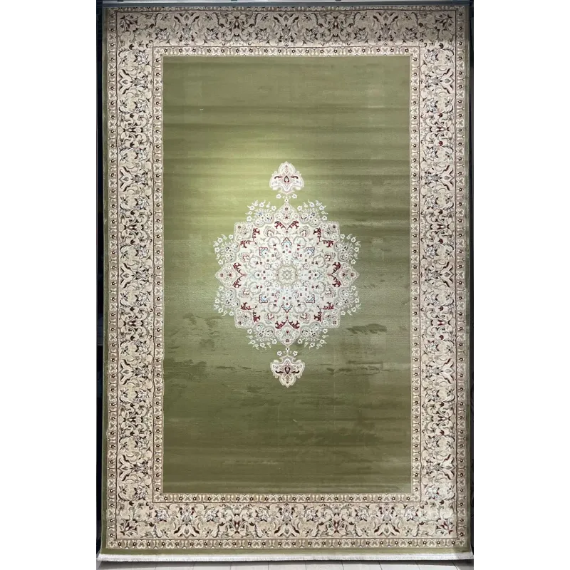 سجاد اصفهان تركي كلاسيك E506B اخضر مقاس 50*80