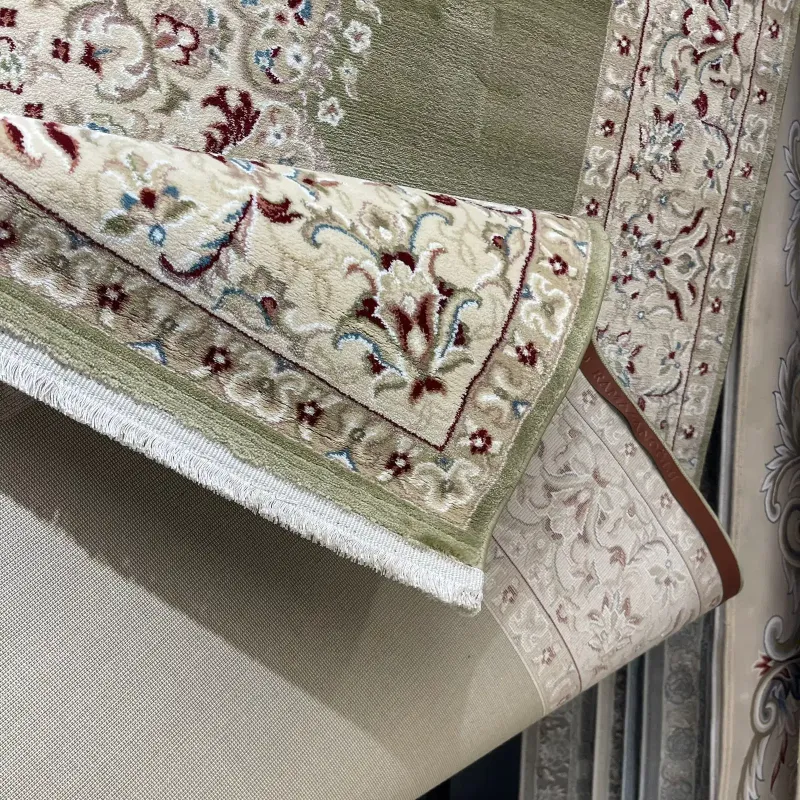سجاد اصفهان تركي كلاسيك E506B اخضر مقاس 50*80