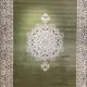 سجاد اصفهان تركي كلاسيك E506B اخضر مقاس 50*80 - اصفهان سجاد تركي كلاسيك