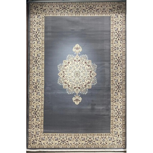 سجاد اصفهان تركي كلاسيك E506B رصاصي مقاس 300*600