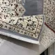 سجاد اصفهان تركي كلاسيك E506B رصاصي مقاس 50*80 - اصفهان سجاد تركي كلاسيك