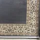 سجاد اصفهان تركي كلاسيك E506B رصاصي مقاس 50*80 - اصفهان سجاد تركي كلاسيك