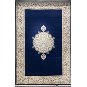 سجاد اصفهان تركي كلاسيك E506B كحلي مقاس 400*600
