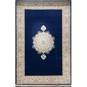سجاد اصفهان تركي كلاسيك E506B كحلي مقاس 400*800