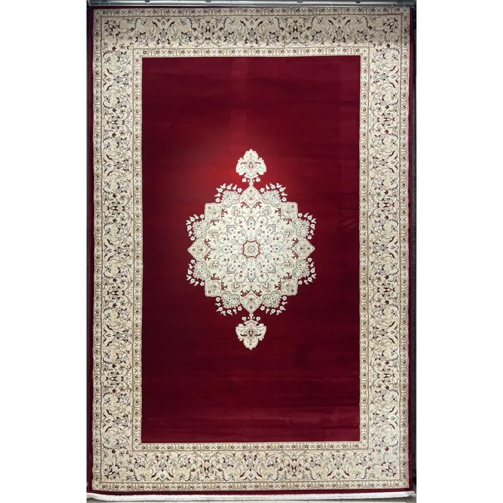 سجاد اصفهان تركي كلاسيك E506B احمر مقاس 200*300 - اصفهان سجاد تركي كلاسيك