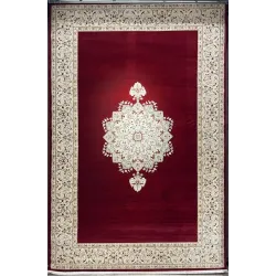 سجاد اصفهان تركي كلاسيك E506B احمر مقاس 200*300