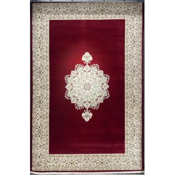 سجاد اصفهان تركي كلاسيك E506B احمر مقاس 400*800