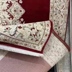 سجاد اصفهان تركي كلاسيك E506B احمر مقاس 200*300 سجاد اصفهان تركي كلاسيك E506B احمر مقاس 200*300