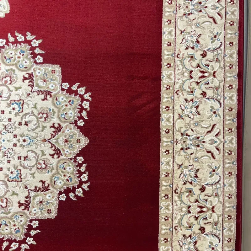 سجاد اصفهان تركي كلاسيك E506B احمر مقاس 400*800 - اصفهان سجاد تركي كلاسيك