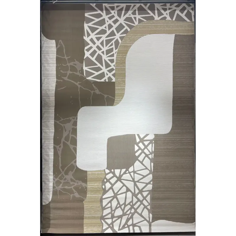سجاد تركي المصممين لمسة HC02A كريم بني مقاس 50*80