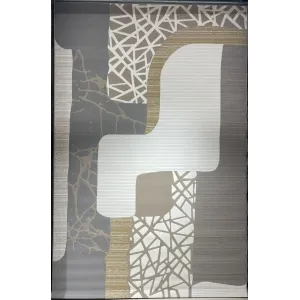 سجاد تركي المصممين لمسة HC02A كريم رصاصي مقاس 100*300