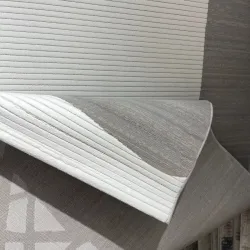 سجاد تركي المصممين لمسة HC02A كريم رصاصي مقاس 50*80