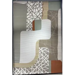 سجاد تركي المصممين لمسة HC02A كريم ابيض مقاس 50*80