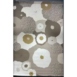 سجاد تركي المصممين لمسة HC03A كريم بني مقاس 50*80