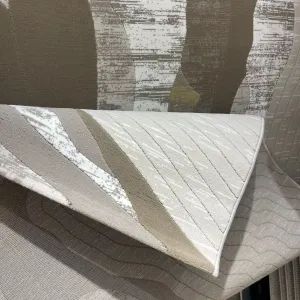 سجاد تركي المصممين لمسة HC32A كريم بني مقاس 400*500