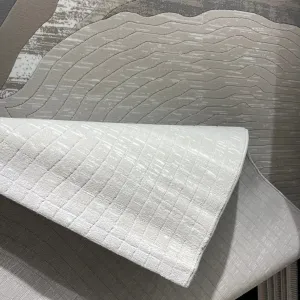 سجاد تركي المصممين لمسة HC32A كريم رصاصي مقاس 50*80