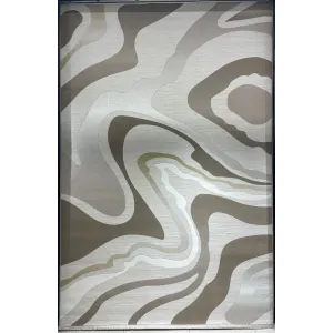 سجاد تركي المصممين لمسة HC35A كريم بني مقاس 250*350
