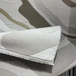 سجاد تركي المصممين لمسة HC35A كريم بني مقاس 400*500