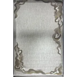 سجاد تركي المصممين لمسة HC36A كريم بني مقاس 50*80