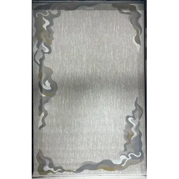 سجاد تركي المصممين لمسة HC36A كريم رصاصي مقاس 250*350