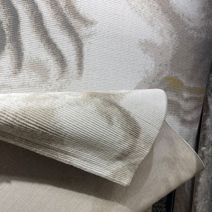 سجاد تركي مودرن لمسة HC24A كريم رصاصي مقاس 250*350