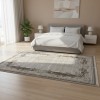 سجاد تركي مودرن لمسة HD37A كريم بني مقاس 80*150