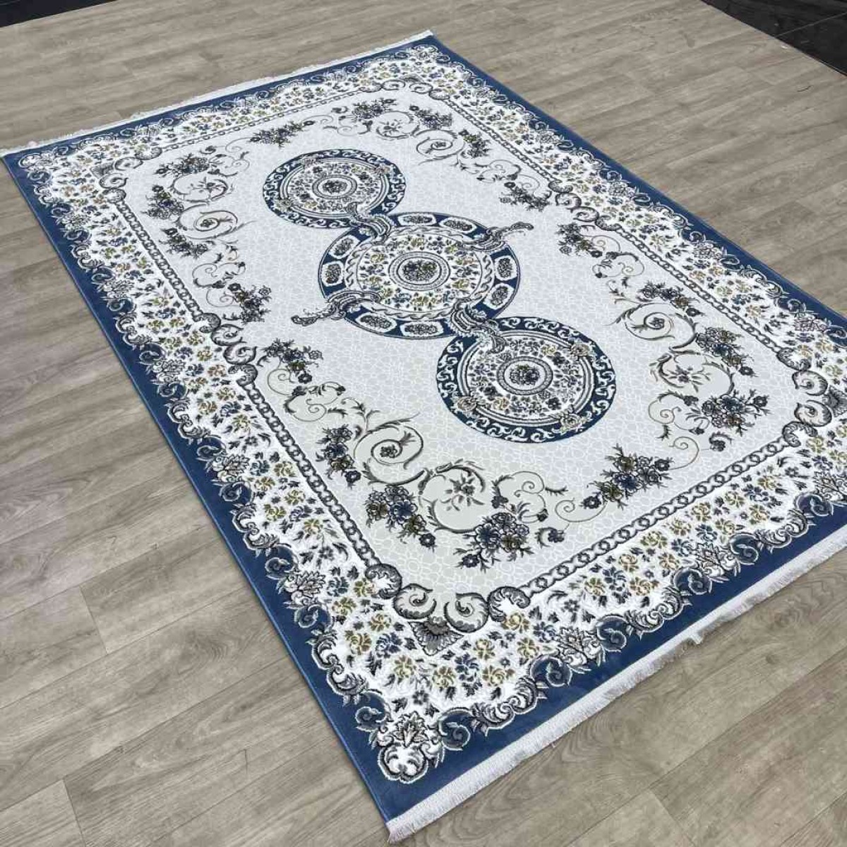 سجاد تركي مارسيليا NJ90A لون ازرق مقاس 250*350