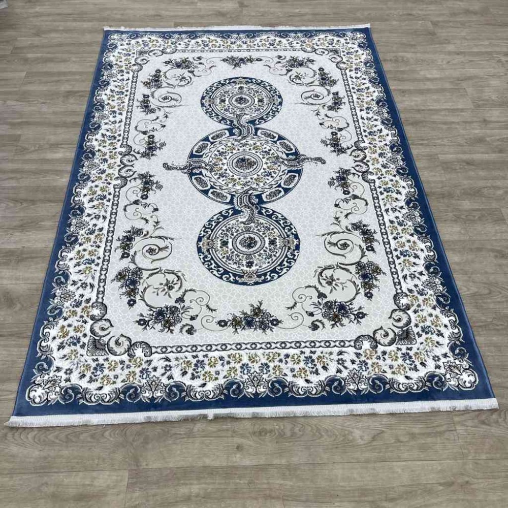 سجاد تركي مارسيليا NJ90A لون ازرق مقاس 300*400 سجاد تركي مارسيليا NJ90A لون ازرق مقاس 300*400