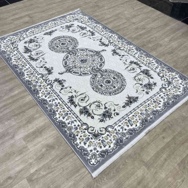 سجاد تركي مارسيليا NJ90A لون رصاصي مقاس 250*350