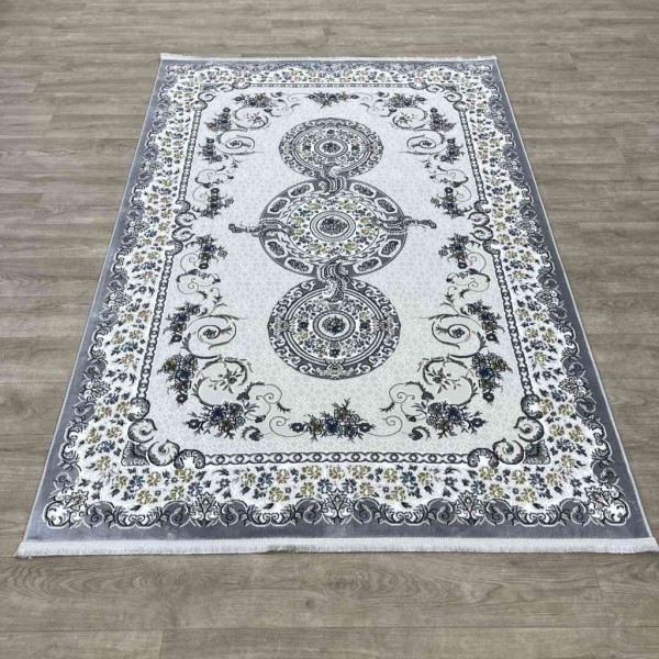 سجاد تركي مارسيليا NJ90A لون رصاصي مقاس 250*350