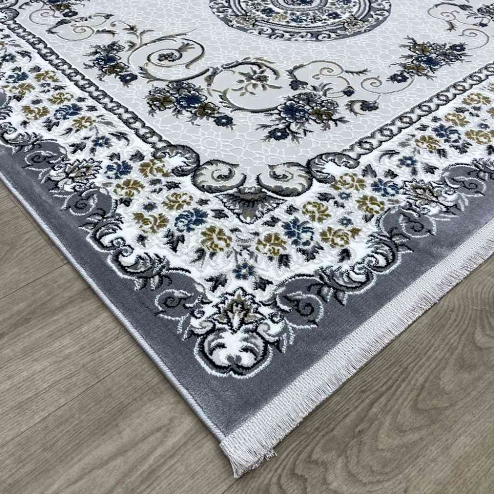 سجاد تركي مارسيليا NJ90A لون رصاصي مقاس 100*200 سجاد تركي مارسيليا NJ90A لون رصاصي مقاس 100*200