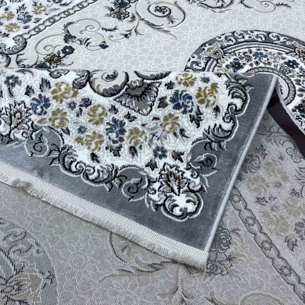 سجاد تركي مارسيليا NJ90A لون رصاصي مقاس 100*200 سجاد تركي مارسيليا NJ90A لون رصاصي مقاس 100*200