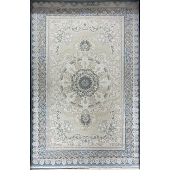 سجاد ميرال تركي كلاسيك EO06A كريم سماوي مقاس  100*200