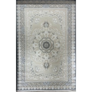 سجاد ميرال تركي كلاسيك EO06A كريم رصاصي غامق مقاس 300*400