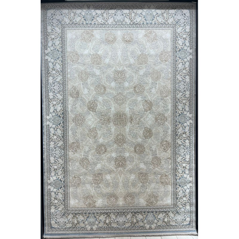 سجاد ميرال تركي كلاسيك EO15A كريم سماوي مقاس 500*600