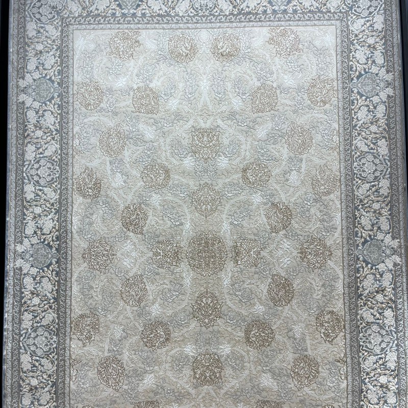 سجاد ميرال تركي كلاسيك EO15A كريم سماوي مقاس 50*80