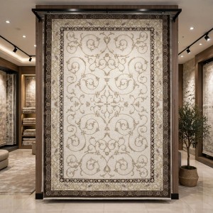 سجاد تركي نرجس نقش فرنسي 31829A بني مقاس 250*350