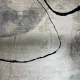 سجاد اوبرا تركي HD24A ابيض رصاصي غامق مقاس 50*80 - سجاد مودرن