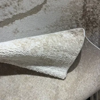 سجاد اوبرا تركي HD24A ابيض فيزون غامق مقاس 300*400