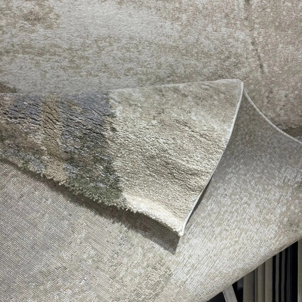 سجاد اوبرا تركي HD24A ابيض اخضر مقاس 250*350