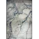 سجاد اوبرا تركي HD33A ابيض سماوي مقاس 50*80 - سجاد مودرن