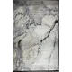 سجاد اوبرا تركي HD33A ابيض رصاصي غامق مقاس 300*400 - سجاد مودرن