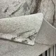 سجاد اوبرا تركي HD33A ابيض فيزون غامق مقاس 50*80 - سجاد مودرن