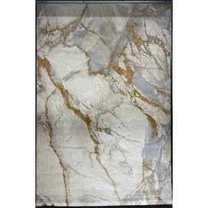 سجاد اوبرا تركي HD33A ابيض ذهبي مقاس 200*300