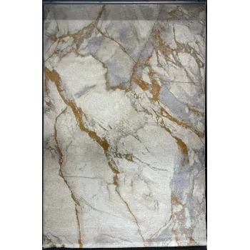 سجاد اوبرا تركي HD33A ابيض ذهبي مقاس 300*400