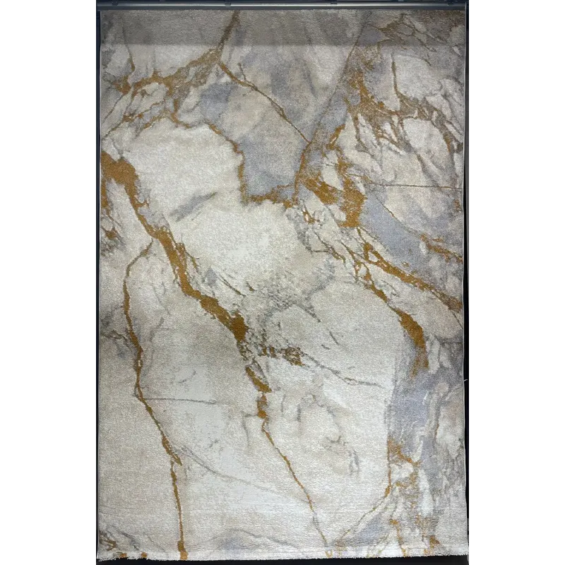 سجاد اوبرا تركي HD33A ابيض ذهبي مقاس 300*400