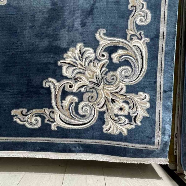 سجاد تركي باريس 32126A سماوي مقاس 300*400